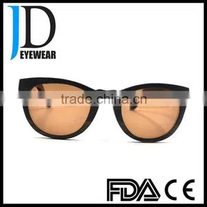 2016 FDA Wholesale Mirror Lens China Bamboo Sunglasses Custom Logo Polarized Wooden Sunglasses thumbnail-1
