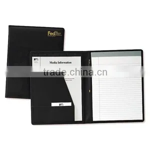 Hot Selling Custom Leather Folder/PU Portfolio/file Folder With LOGO thumbnail-3
