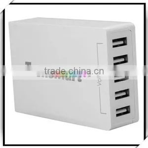 40W 5-Port USB Smart Charger US Standard thumbnail-3