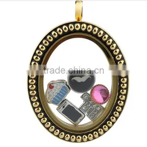 Antique Lockets Brushed Gold Lockets for Sale thumbnail-1