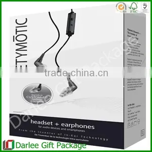 Corrugated Board Packaging Electronic Box Printing Earphone Box With High Quality Heardphone Paper Packaging Box Design thumbnail-1