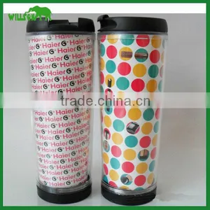 PP Plastic Double Wall Plastic Paper Mug thumbnail-1