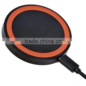 Stylish Mini Qi Standard Wireless Charging Pad Single Coil Qi Charger For Qi-Enabled Phones thumbnail-5