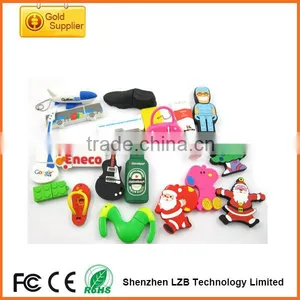 Best Material Different Colour Silicone PVC Mobile Phone Usb Flash Drive thumbnail-1