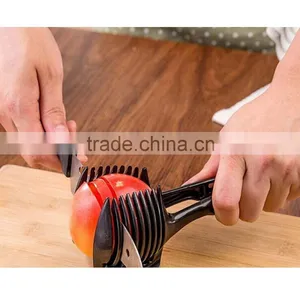 Multifunction Handheld Plastic Manual Vegetable Cutter Tomato Slicer thumbnail-2
