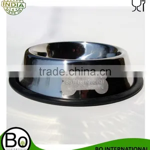 Stainless Steel Dog Shape Custom Antiresitent Dog Dish thumbnail-1