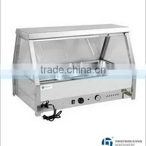 Bain Marie - Table Top, 6 x GN 1/2, Tilted Glass, S/S, CE, TT-WE1271B thumbnail-1