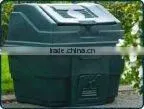 Plastic Outdoor Trash Bin Made by Rotational Molding thumbnail-1