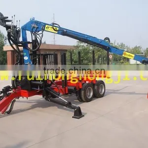Crane Timber Trailer,log Loader Trailer,log Trailer thumbnail-5