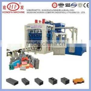 Oman PLC Automatic Block Machine,QT8-15 Hellow Brick Making Machine,color Paver Block Machine,hollow Block Making Machine thumbnail-1