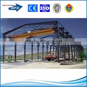 Steel Frame Workshop With Crane Steel Structures Design thumbnail-5