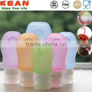 Silicone Travel Tube Carry on The Plane 89ml Portable Soft Silicone Travel Bottles Set BFA Free FDA thumbnail-2