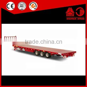 China Manufacturer Lowboy Flatbed Semi Trailer Truck thumbnail-2