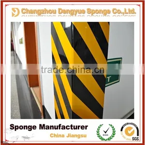 Red-White Multiple Incision Panel Warning Guard Rubber Foam to Protect Garage Door thumbnail-1