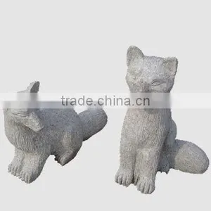 Natural Granite Stone Fox Statue thumbnail-1