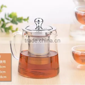 26oz/750ml Borosilicate Ultralight High Heat Resistance Teapots for Flower Tea and Loose Leaf Tea Pot thumbnail-3