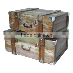 Hand Painted Wooden Box Wood Box Craft thumbnail-1