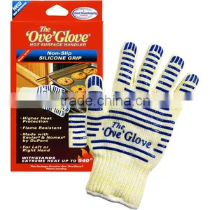 High Quality Heat Resistant Oven Mitts Gloves thumbnail-3