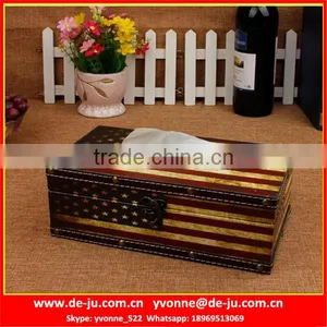 American Flag Printing Table Tissue Box thumbnail-1