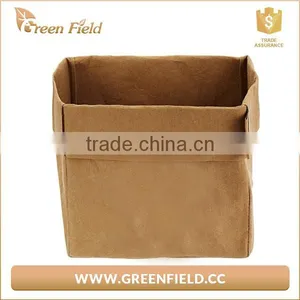 Green Field Plain Kraft Paper Storage Bags thumbnail-2