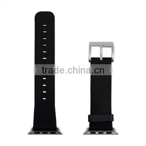 Quality Guaranteed Make To Order Imported Leather Fake Leather Watch Strap For Apple Watch Band thumbnail-6