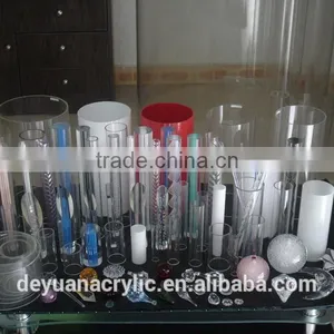Transparent Hard Acrylic/pmma/plexiglass Tube for Lighting thumbnail-4