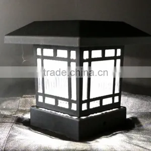 2PK 20 Lumens Solar Fence Post Cap Lights thumbnail-4