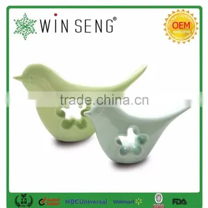 Hollow Home Ornament White Porcelain Bird Craft for Sale thumbnail-1