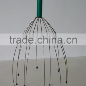 Spider Shape Hand Held Vibrating Wire Head Scalp Massager thumbnail-1