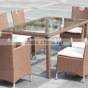 Outdoor Fashionable Rattan Dining Sofa Sets thumbnail-1
