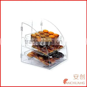 Pop 3 Tiers Acrylic Cupcake/buffet Food Display Case thumbnail-1