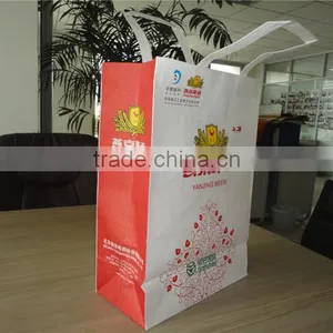 Square Bottom Tyvek Paper Bag With Paper Handle thumbnail-4