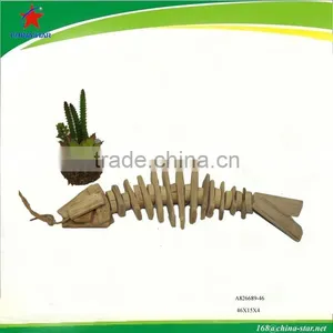 Wooden Wall Art Fish Decor thumbnail-1