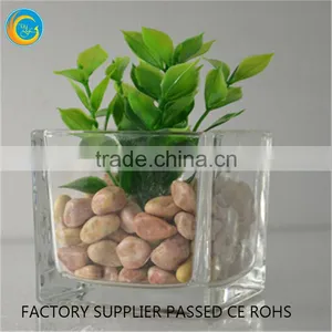 Square Antique Glass Vases Glass Vase Wholesale for Homedecoration thumbnail-3