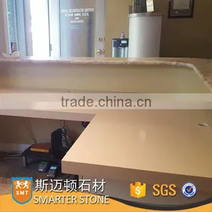 Artificial White Quartz Table Top thumbnail-1