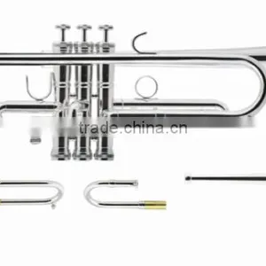Professional High Grade Bb Key Silver Plated Trumpet thumbnail-1