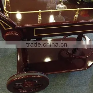 Classical Liquor Service Cart Wine Trolley for Hotel C-31 thumbnail-5