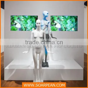 Innovation Unique Custom Made Fiberglass Half-body Mannequins Female thumbnail-2