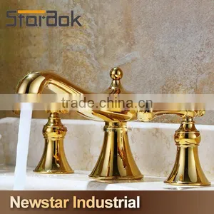 Star.aok Polished Chrome Brass 3 Hole CUPC Bathroom Sink Faucet thumbnail-3