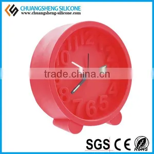 Round Shaped Candy Color Silicone Alarm Clock thumbnail-5