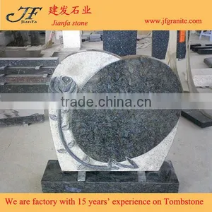 Different Colors Flower Granite Carved Beautiful Gravestone thumbnail-1