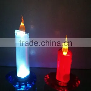 Artificial Led Electric Heart Base Acrylic Wedding Decoration Candle Light thumbnail-1