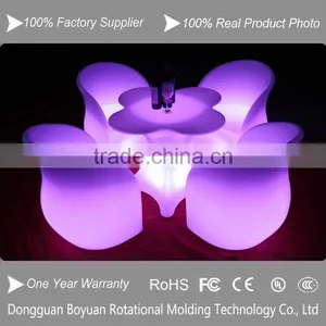 Hot !!! LED Rotating Glass Top Center Coffee Table Design thumbnail-3