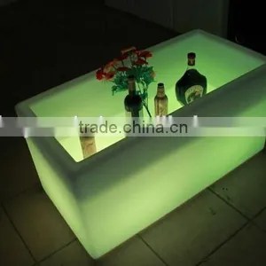 Color Changing Garden Decoration Plastic Illuminated Led Operating Ice Bucket thumbnail-1