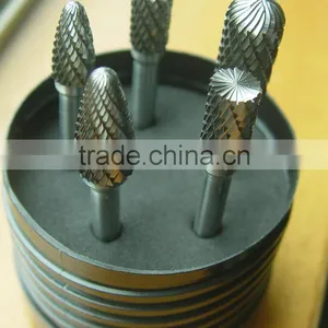Standard Cut Tungsten Carbide Rotary Burrs B1020 thumbnail-1