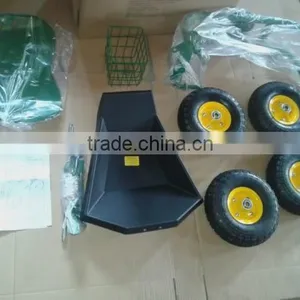 Garden Cart Rolling Work Seat With Tool Tray Tc4501c thumbnail-3