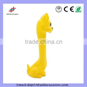 Vinyl Soft Rubber Eco-friendly Giraffe Pet Toy thumbnail-2