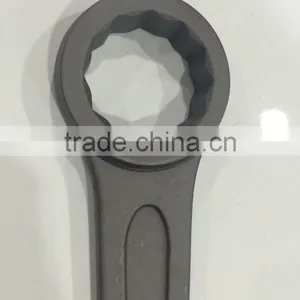 Carbon Steel 12 Points Heavy Duty Ring Spanner, Various Sizes Spanner thumbnail-1