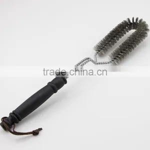 Deluxe Elliptical Head Stainless Steel Bristles BBQ Brush thumbnail-6