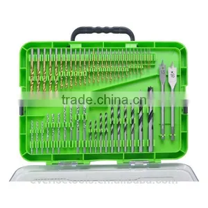 Router Bit & Straight Drill Bits Tool Set With Aluminum Case thumbnail-1